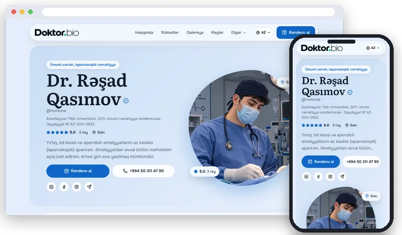 Medpro: Ümumi cərrah, laparoskopik cərrahiyyə